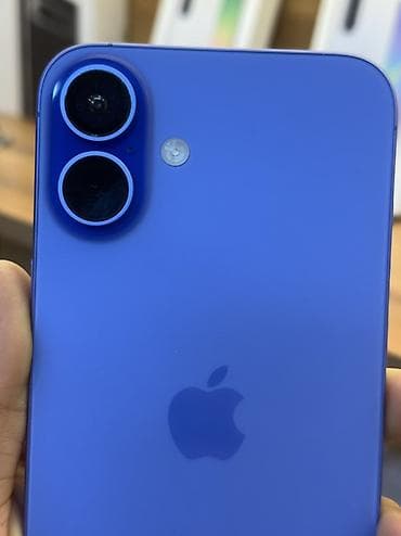 iphone x 128gb: IPhone 16, Б/у, 128 ГБ, Синий, Зарядное устройство, Защитное стекло, Чехол, В рассрочку, 91 % — 2