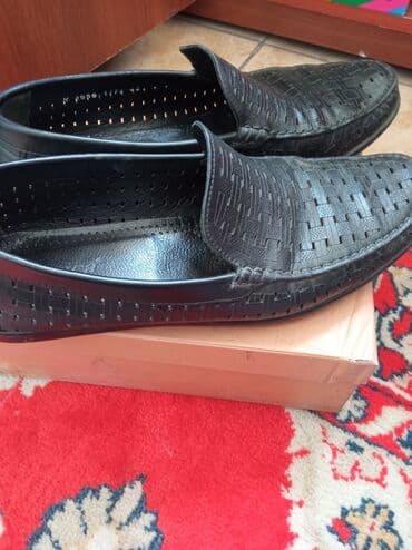 брендовые мужские спортивные костюмы из турции: Мужские туфли, 43, Б/у, цвет - Черный, Бесплатная доставка, Самовывоз, Платная доставка — 2