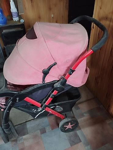 детские коляски anex sport: Коляска, Другой бренд, цвет - Розовый, Б/у, Самовывоз — 2