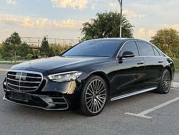 Транспорт: Mercedes-Benz S-Class: 2023 г., 3 л, Автомат, Бензин, Седан — 2