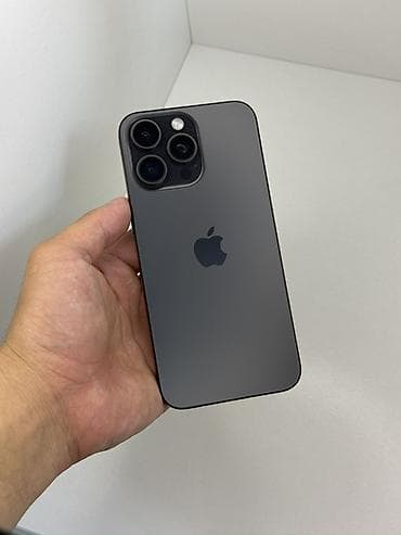 Техника и электроника: IPhone 15 Pro Max, Б/у, 256 ГБ, Black Titanium, 85 % — 1