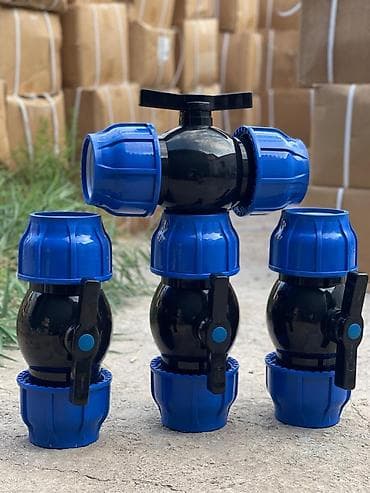 клапана: Пластиковые шаровые краны для ПНД/ПВХ труб оптом 🔥🔥🔥оптом - Тип — 1