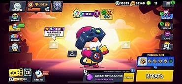PS5 (Sony PlayStation 5): Игровой аккаунт Brawl Stars с прокачанными бойцами, редкими скинами и — 10