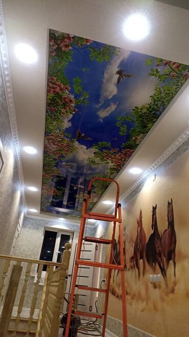 потолок гипсокартон: Натяжной потолок Матовое, 3D потолки, Глянцевое Бесплатный замер, Демонтаж, Гарантия — 9