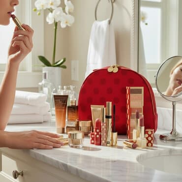 стельки с подогревом купить в бишкеке: Подарочный набор косметики Estée Lauder в красной косметичке с — 1