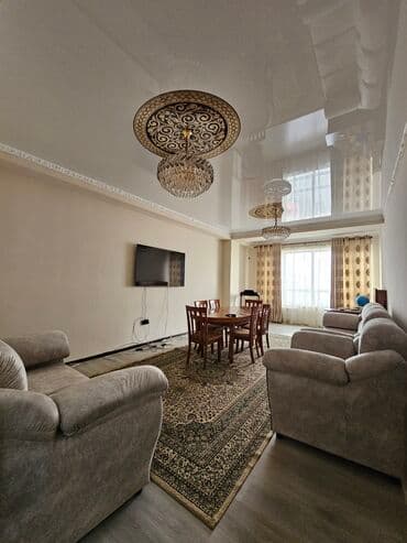 аренда дома иссык куль: 3 бөлмө, 101 кв. м, Элитка, 10 кабат, Евроремонт — 1