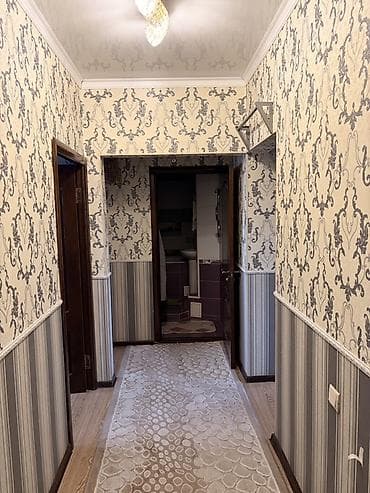 бишкек масковиский район: 5 и более комнат, 100 м², 106 серия, 3 этаж, Евроремонт — 8