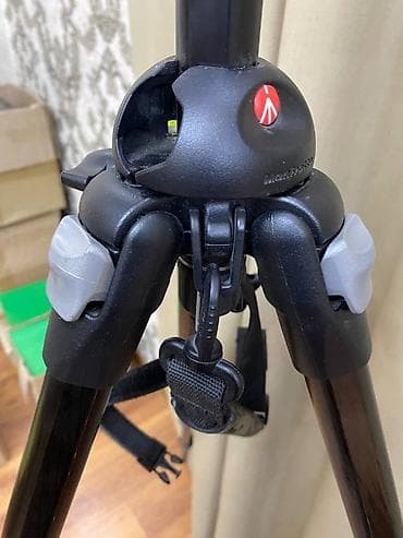Техника и электроника: Штатив Manfrotto 055MF4 + голова Manfrotto 808RC4 Б/у в идеальном — 7