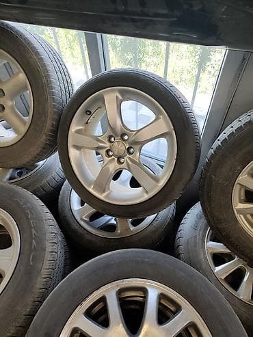 Колеса в сборе 215 / 45 / R 17, Лето, Б/у, Комплект, Легковые, Литые, отверстий - 5 at lalafo.kg Колеса в сборе 215 / 45 / R 17, Лето, Б/у, Комплект, Легковые, Литые, отверстий - 5