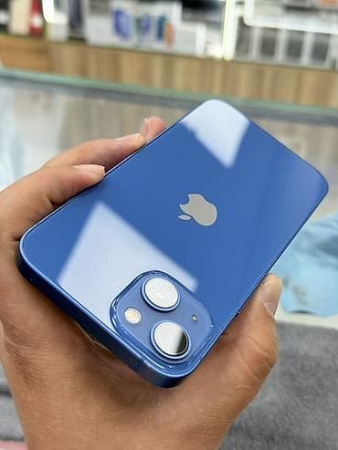 apple 5s iphone: IPhone 13, Б/у, 512 ГБ, Синий, Защитное стекло, Чехол, 97 % — 7