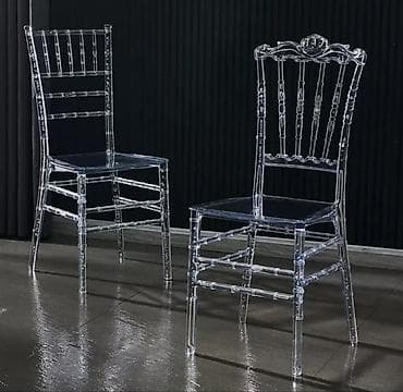 Прозрачный стул Chiavari (тикари) из прочного поликарбоната -
