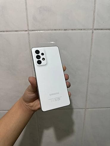 alcatel 5010d: Samsung Galaxy A53 5G, Б/у, 128 ГБ, цвет - Белый, 1 SIM, 2 SIM — 1