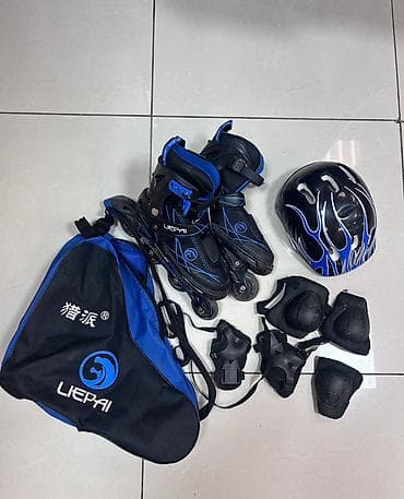 start line: Комплект для роликовых прогулок LIEPAI: - Раздвижные роликовые коньки — 1