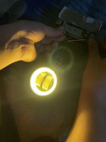 led cover: Доп фары для Скутера мопеда Одна желтая а другая синяя Только — 4