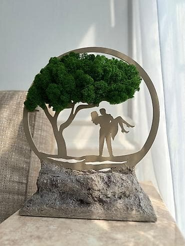 Декоративные настольные панно 1. Любовь (30x25см)-2500 сом 2. Семья