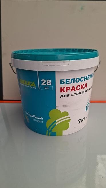 Белоснежная краска для стен и потолков RADUGA Professional Paints