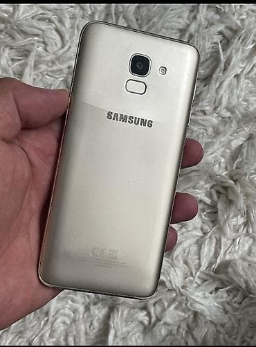 Samsung Galaxy J6, Б/у, 32 ГБ, цвет - Золотой, 2 SIM — 1