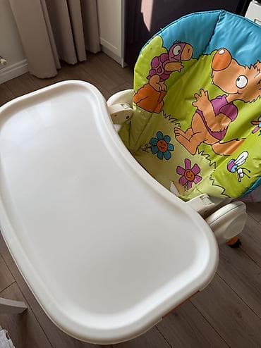 Детские электрокары: Стульчик для кормления Chicco polly . В хорошем состоянии . Только — 4