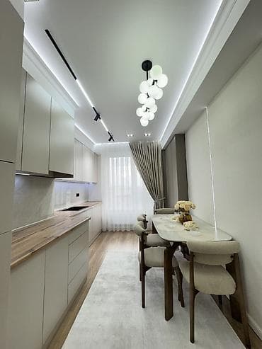 3 комнаты, 72 м², Кок-Жар мкр Элитка, 10 этаж, Евроремонт