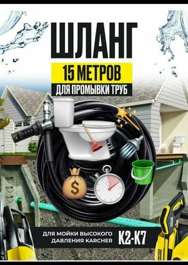 шланги высокого давления для мойки: Жогорку басымдуу жуугуч Karcher — 1