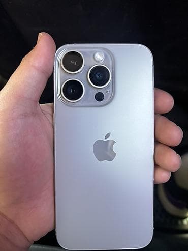 титана: IPhone 15 Pro, 512 ГБ, White Titanium, 86 % — 1