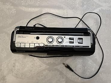 e96a hoco: Портативный радиокассетник Sony CFM-D1 Mk2 - Встроенное радио с — 2