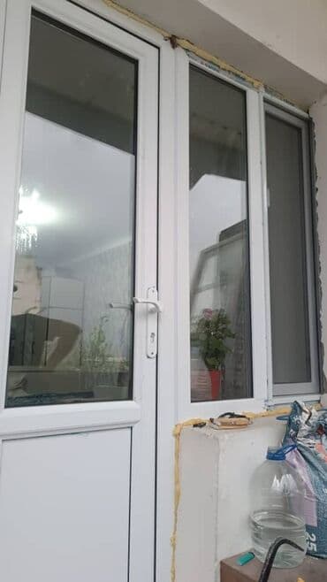 двери на балкон: Пластиковое окно на заказ, Тип окна: Балконные, Бесплатная установка, Без рассрочки — 4