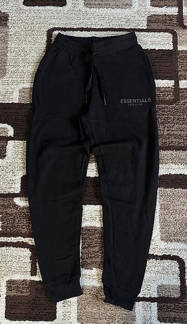 Брюки: Мужские брюки, M, Essentials, Новый, цвет - Черный, Платная доставка — 1