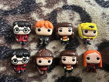 Фигурки Harry Potter Kinder Joy гарри, джинни, гермиона, полумна, рон