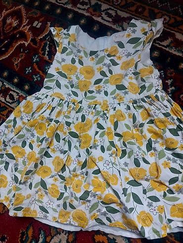 джинсовое платье в горошек: Комплект, цвет - Красный — 2