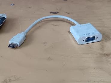 note: Адаптеры и переходники для видео: 1) HDMI → VGA - Подключение: штекер — 2