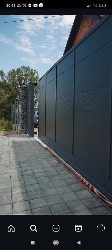 откатный варота: Современные откатные ворота из металла - Конструкция: откатная — 1