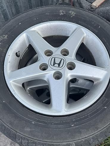 Колеса в сборе 205 / 70 / R 15, Лето, Б/у, 1 шт, Легковые, Литые, отверстий - 5