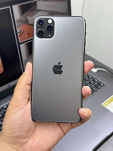 IPhone 11 Pro, Б/у, 256 ГБ, Space Gray, Защитное стекло, Чехол, 100 %