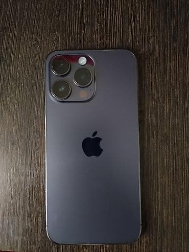 IPhone 14 Pro Max, Б/у, 256 ГБ, Deep Purple, Защитное стекло, Чехол, Коробка, 83 %