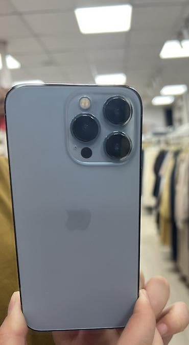 aifon: IPhone 13 Pro, 256 ГБ, Sierra Blue, Зарядное устройство, 91 % — 1