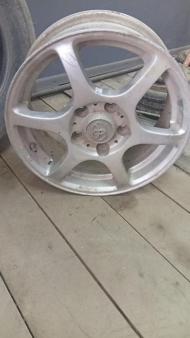 lexus rx 470: Литые Диски R 15 Toyota, Комплект, отверстий - 5, Б/у — 2