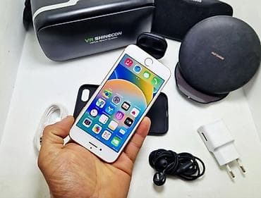 бу iphone 8: IPhone 8, Б/у, 64 ГБ, Золотой, Наушники, 76 % — 2