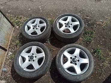 диски на фолсваген: Колеса в сборе 235 / 55 / R 16, Б/у, Комплект, Легкий коммерческий транспорт (C/LT), Литые, отверстий - 5 — 1