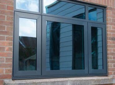 ОКНА ДВЕРИ ВИТРАЖИ Цвет: АНТРАЦИТ Производство профилей: Россия