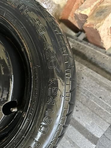 diska r13: Колеса в сборе >385 / 60 / R <13, Зима, Б/у, Запаска, Легковые, Железные, отверстий - 4 — 2