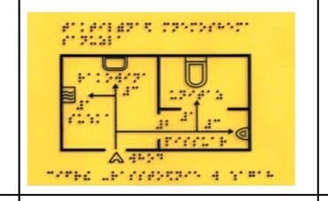Интернеттеги жаранама: Тактильные вывески и информационные табло, которые размещаются перед — 2