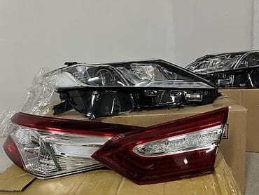 красные линзы: Комплект передних фар Toyota 2019 г., Новый, Аналог, Китай — 4