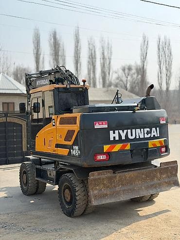 Экскаватор, Hyundai, Колесный