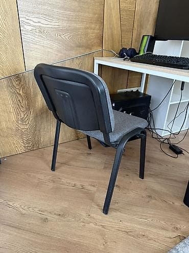 Офис креслолору: Кеңсе отургучу, түсү - Боз, Башка материал — 1