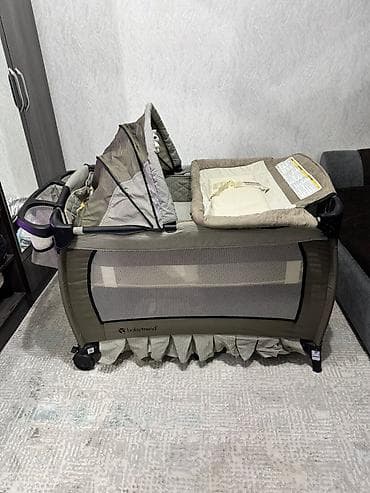 манеж с люлькой: Детский манеж-колыбель Baby Trend Особенности и комплектация: - Манеж — 1