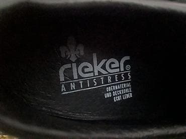 токмок обувь: Мужские туфли, 44, Rieker, Новый, цвет - Черный — 4