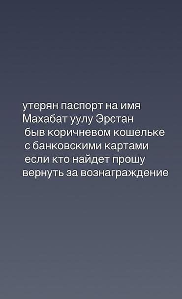 Бюро находок: Объявление: утерян документ и просится вернуть за вознаграждение — 1