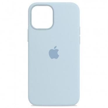 apple max: Силиконовый чехол для iPhone (цвет: светло‑голубой) - Оригинальный — 1