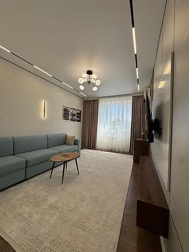 osh flat: 2 комнаты, 66 м², Мед Академия Элитка, 10 этаж, Дизайнерский ремонт — 3